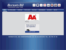 Tablet Screenshot of bernatsbil.se